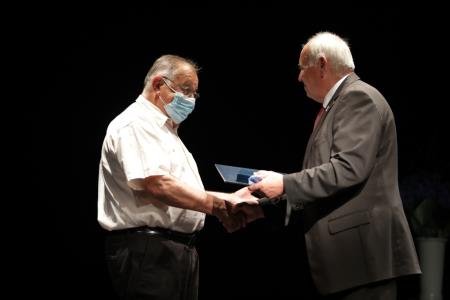 Mirna - praznik 2021, Anton Kotar z zupanom, foto Alenka Strazisar Lamovsek (10)